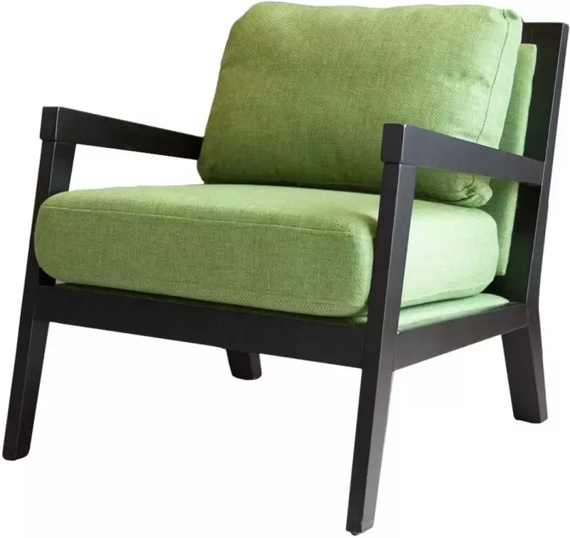 Dimehouse Industriële fauteuil Morris stof groen