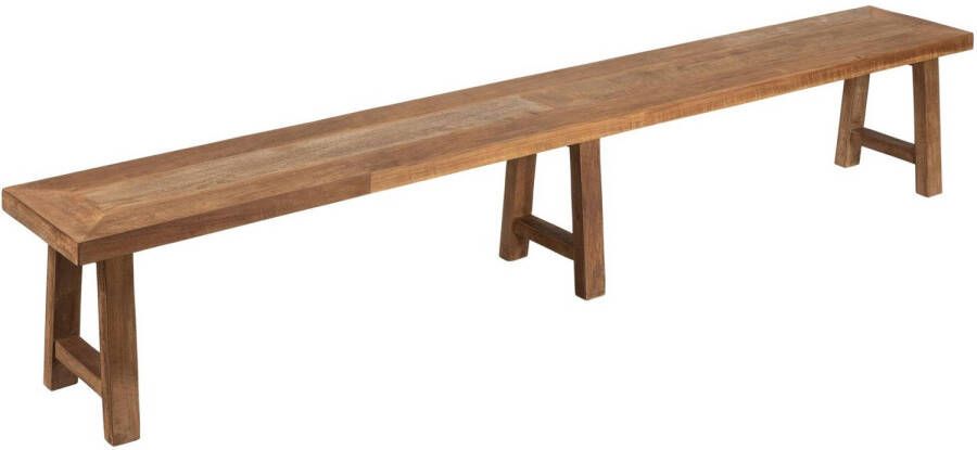 DTP Home Bench Monastery 47x220x35 cm 5 cm top with envelope recycled teakwood