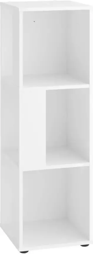 LuxeLivin' FMD Hoekkast met 6 zijvakken wit
