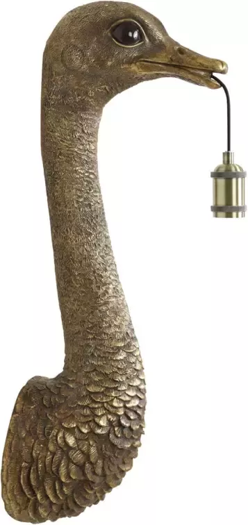 Light & Living Wandlamp Ostrich 72cm Antiek Brons