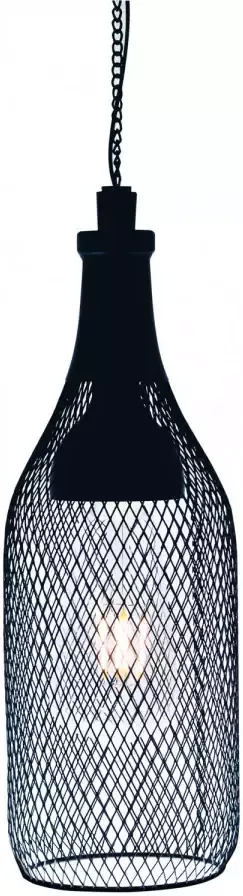 Luxform hanglamp Flamenco solar 11 x 32 cm staal zwart