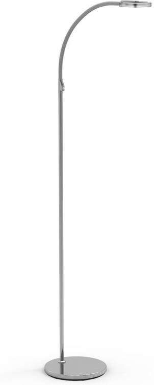 Steinhauer Turound staande leeslamp staal met transparant glas dimmer - Foto 1