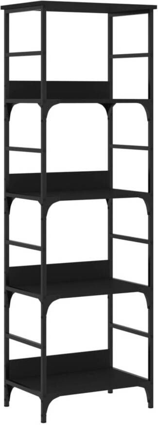 VidaXL -Boekenkast-50x33x153-cm-bewerkt-hout-zwart