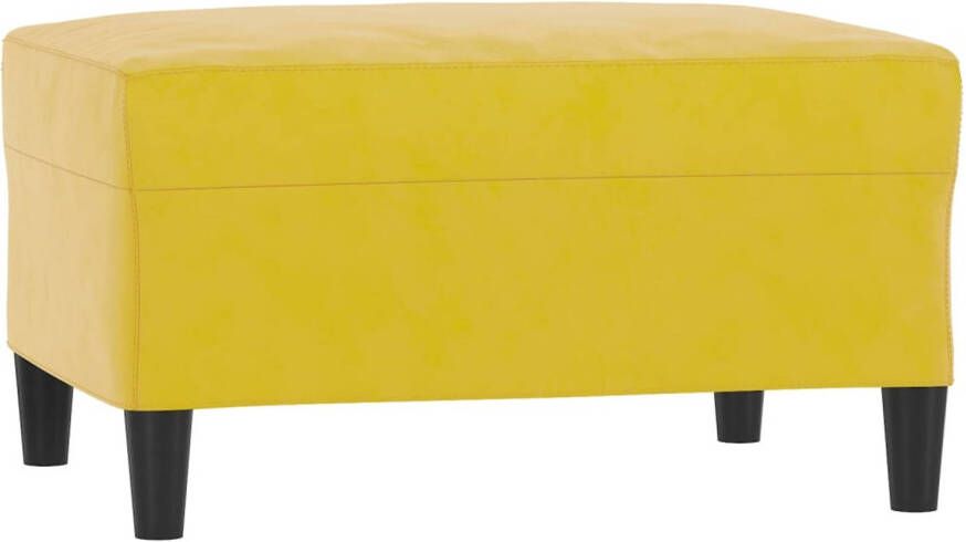 VidaXL -Voetenbank-70x55x41-cm-fluweel-geel