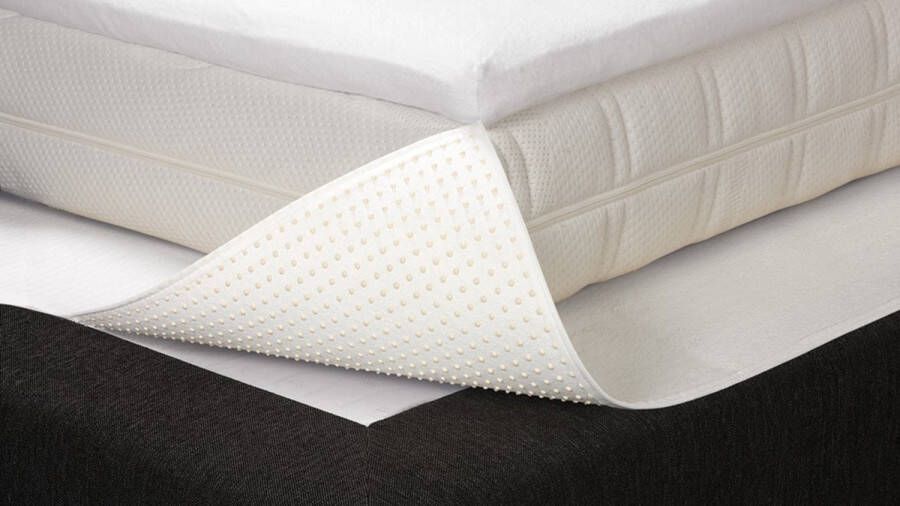 Beter Bed Select Beter Bed Topper Molton Hoeslaken en Anti-Slip Matrasonderlegger Beschermingspakket Boxspring 120x200x10 cm