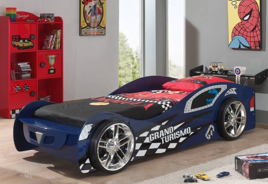 Vipack Autobed Grand Turismo Bed Blauw 95 x 209 cm
