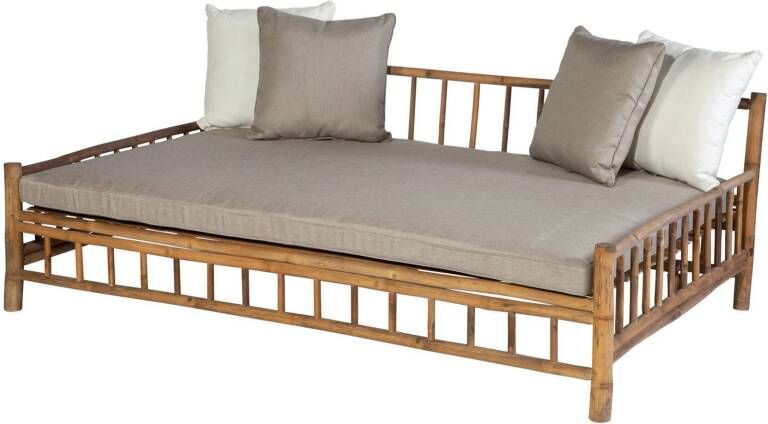 Exotan Daybed Bamboo Bamboe hout Taupe - Foto 3