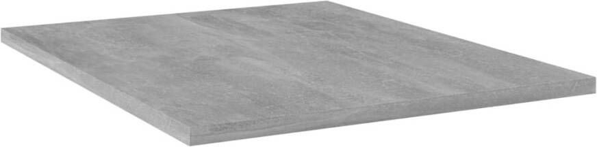 VIDAXL Wandschappen 4 st 40x50x1 5 cm bewerkt hout betongrijs - Foto 4