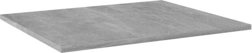 VIDAXL Wandschappen 4 st 60x50x1 5 cm bewerkt hout betongrijs - Foto 2