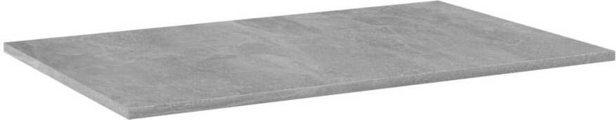 VIDAXL Wandschappen 4 st 80x50x1 5 cm bewerkt hout betongrijs - Foto 4