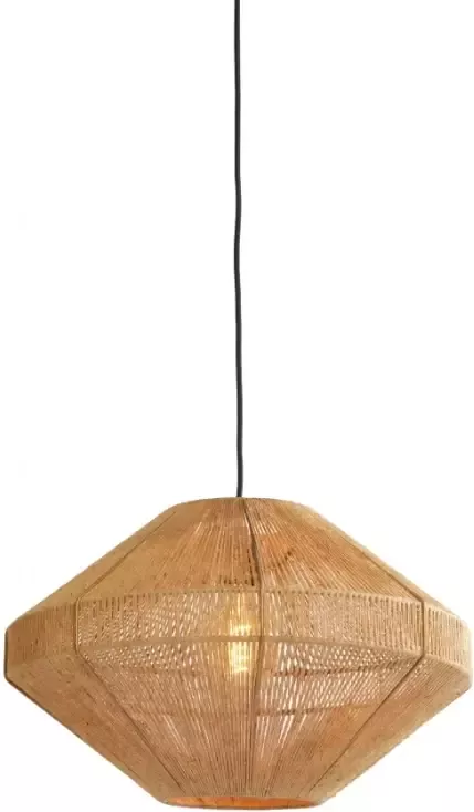 Light & Living Hanglamp Mallow 50x50x31 Bruin