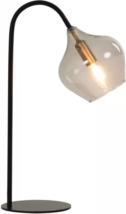Light & Living Tafellamp Rakel Zwart Smoke 28x17x50 5 cm - Foto 1