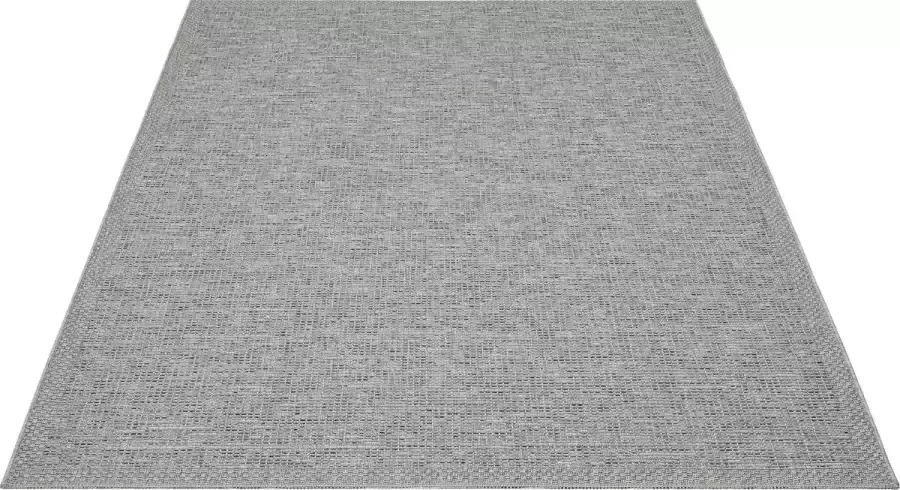 the carpet Calgary Vloerkleed voor Buiten en Buiten Buitenkleed Tuintapijt Buitentapijt Grijs-beige 67 x 180 cm