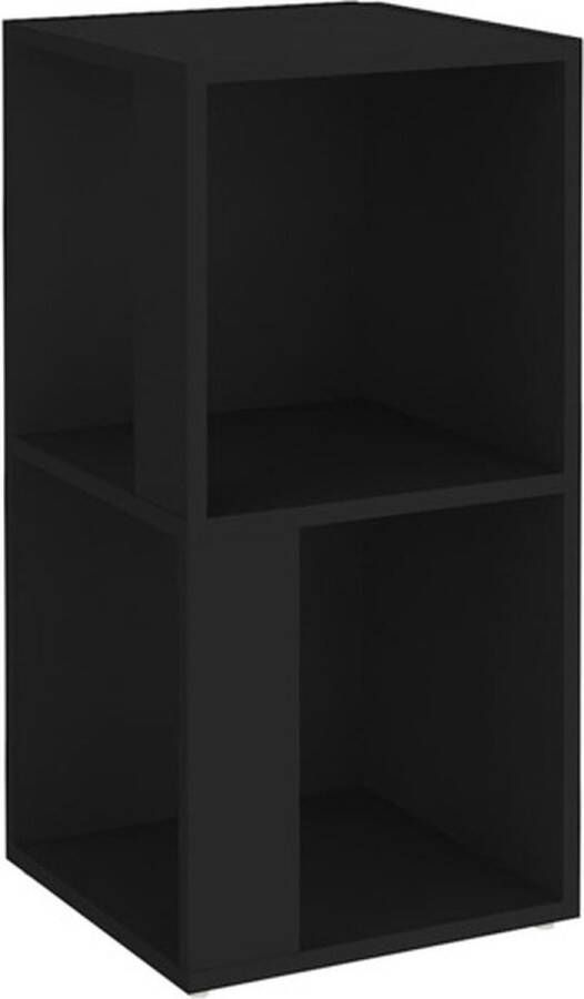VIDAXL Hoekkast 33x33x67 cm bewerkt hout zwart - Foto 3