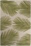 Boho&me Buitenkleed palmbladeren Verano beige groen 140x200 cm - Thumbnail 2
