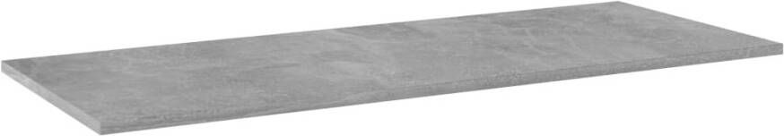 VIDAXL Wandschappen 4 st 100x40x1 5 cm bewerkt hout betongrijs - Foto 3