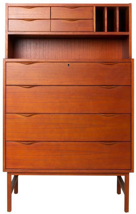 HKliving Kast Secretairy Stained hout