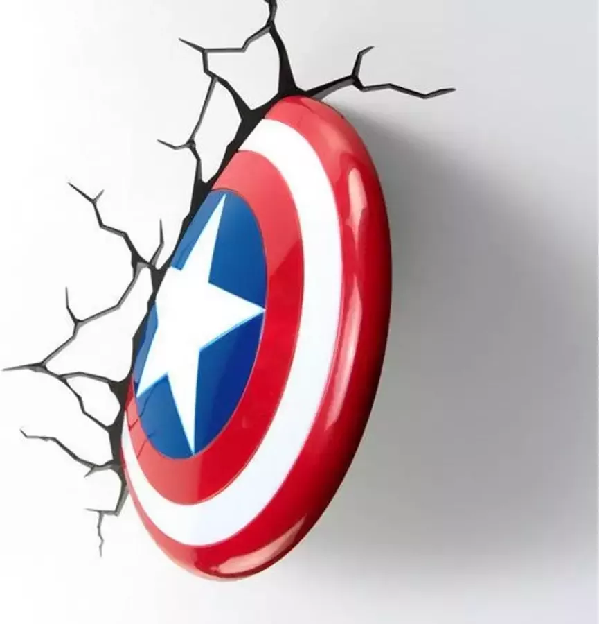 3DLightFX Marvel 3D Light Captain America Shield - Foto 1
