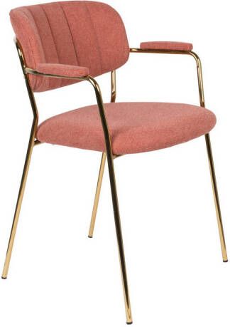 AnLi Style Armchair Jolien Gold Pink