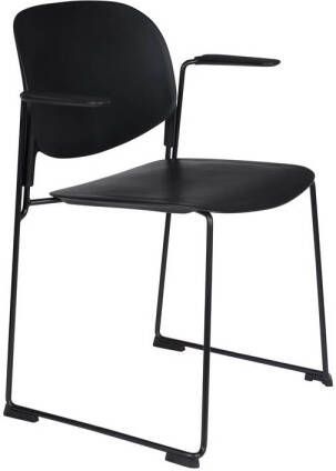 AnLi Style Armchair Stacks Black
