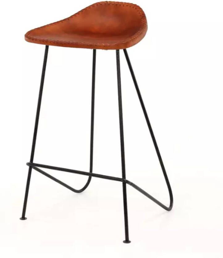 AnLi-Style Barstoel vintage leder Bruin