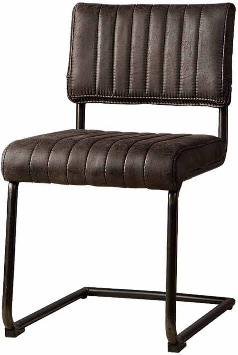 AnLi Style Tower living Avila sidechair fabric T-anthracite (uitlopend)