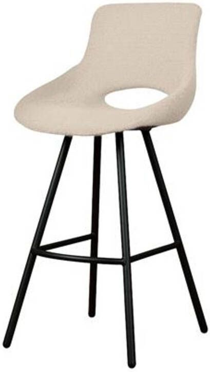 AnLi Style Tower living Campo barchair fabric Teddy MJ8-1 White - Foto 1