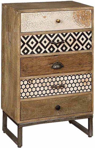 AnLi Style Tower living Drawer (5) Chest 53x33x89