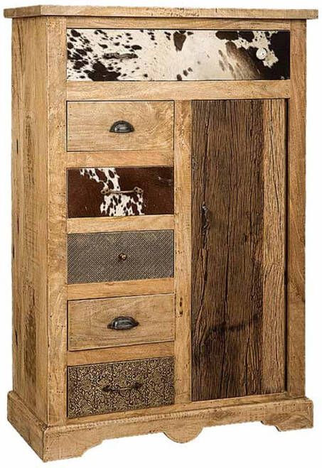 AnLi Style Tower living Drawer (6) Cabinet 87x42x127