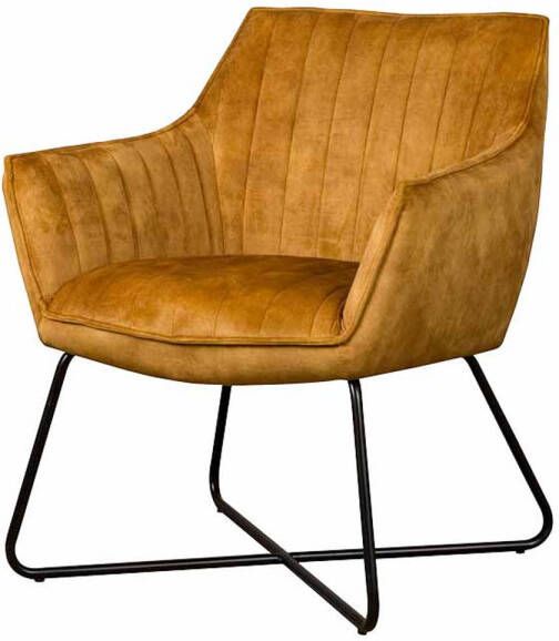 AnLi Style Tower living Monte coffeechair fabric Adore 14 yellow