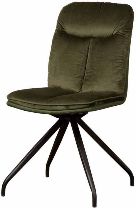 AnLi Style Tower living Rota swivel sidechair Lush 867-232 Green