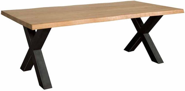 AnLi Style Tower living Xara Live-edge dining table 160x90 top 5