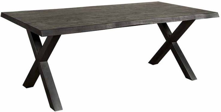 AnLi Style Tower living Xara Live-edge dining table 180x90 top 5