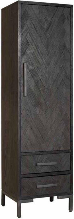 AnLi Style Tower living Ziano Cabinet 1 drs 2 drws right 55x45x190