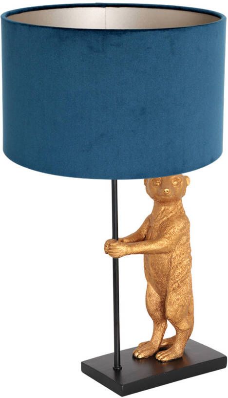 Anne Lighting Animaux tafellamp blauw metaal 50 cm hoog - Foto 1
