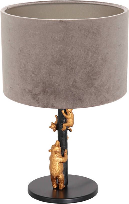 Anne Lighting Animaux tafellamp bruin metaal 40 cm hoog