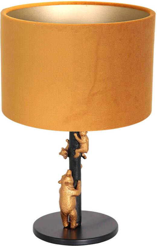 Anne Lighting Animaux tafellamp geel metaal 40 cm hoog - Foto 1