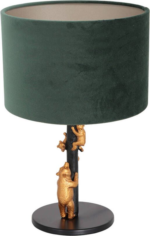 Anne Lighting Animaux tafellamp groen metaal 40 cm hoog - Foto 1