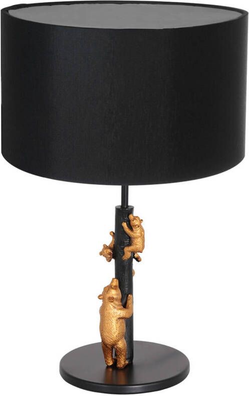 Anne Lighting Animaux tafellamp zwart metaal 37 cm hoog - Foto 1