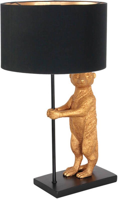 Anne Lighting Animaux tafellamp zwart metaal 50 cm hoog