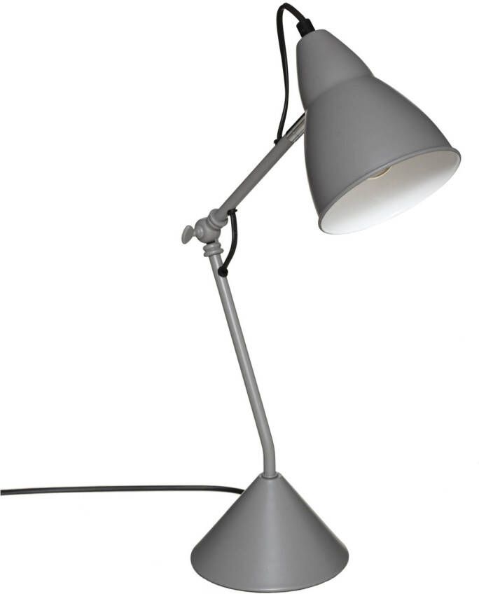 Atmosphera Tafellamp bureaulampje Design Light Classic grijs H62 cm Bureaulampen - Foto 1