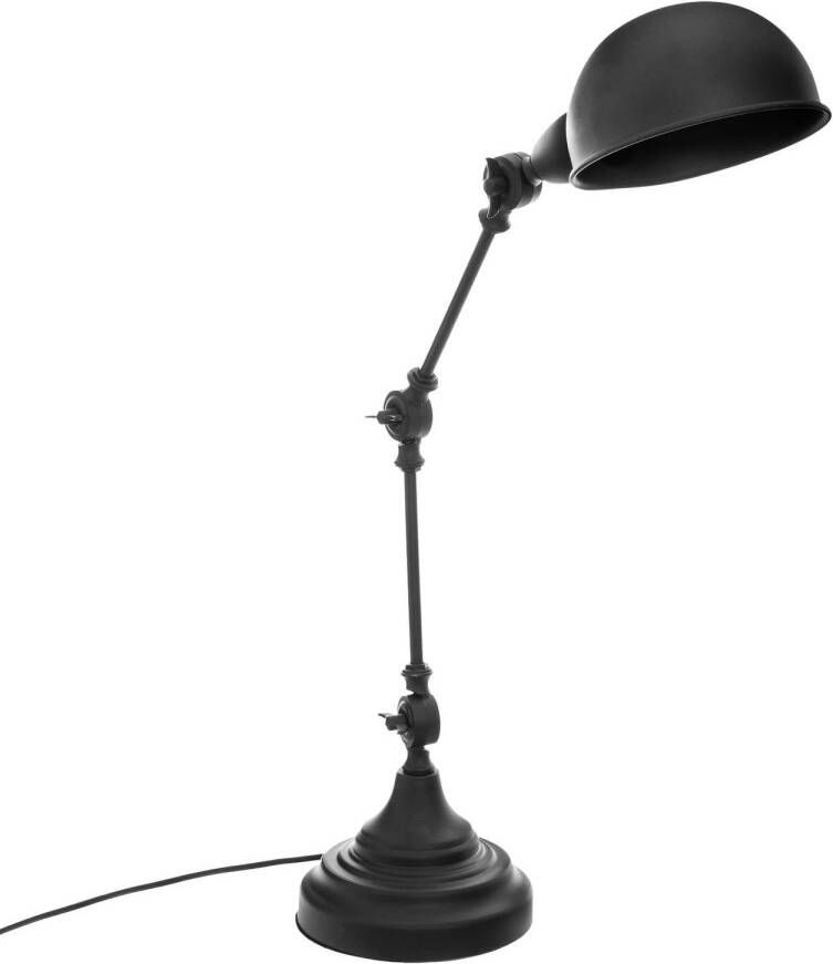 Atmosphera Tafellamp bureaulampje Design Light Classic zwart H55 cm Bureaulampen - Foto 1