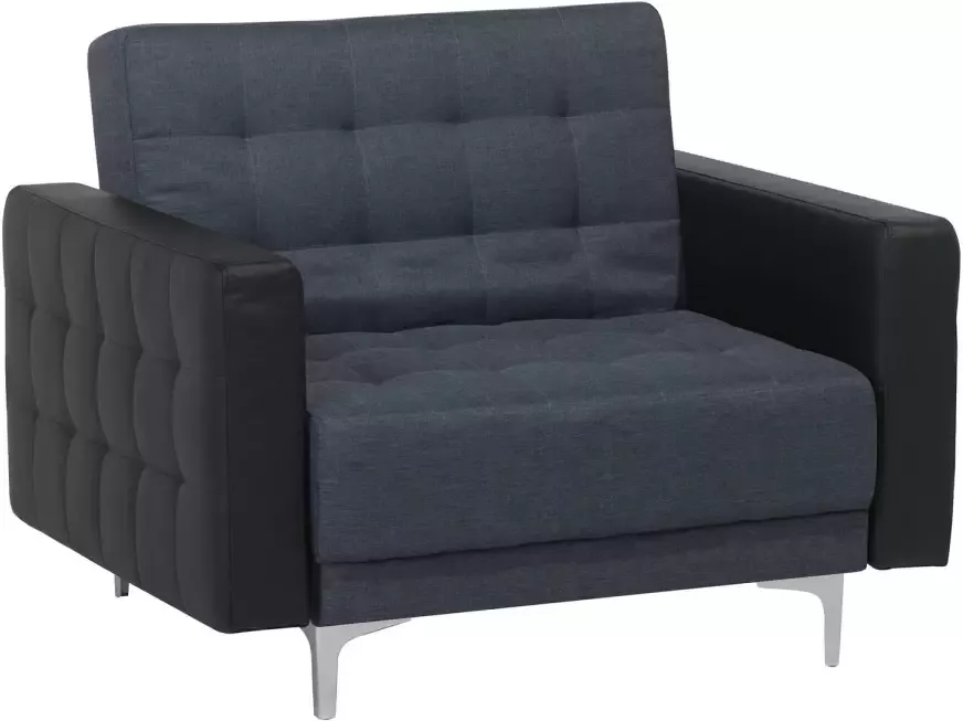 Beliani ABERDEEN Fauteuil Zwart Polyester