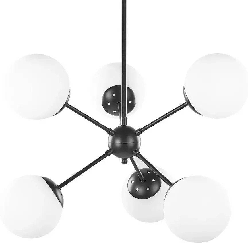 Beliani Adawro Hanglamp-zwart-ijzer