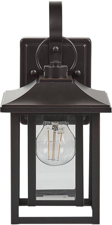 Beliani ALMOND Outdoor wandlamp-Zwart-IJzer