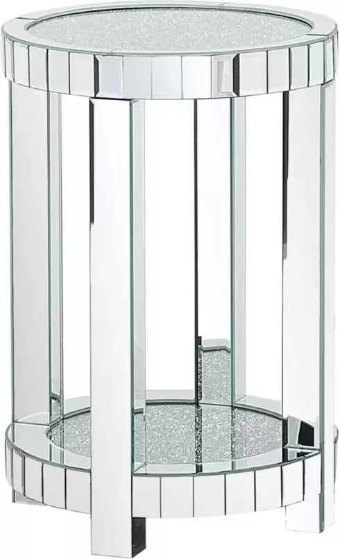 Beliani APREY Bijzettafel Glas 24 x 40 cm