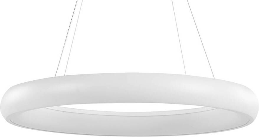 Beliani BAGO Hanglamp-Wit-Staal Aluminium