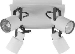Beliani Bonte Plafondlamp-wit-ijzer