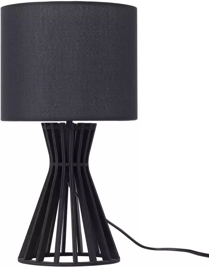 Beliani CARRION Tafellamp-Zwart-Multiplex