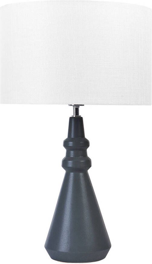 Beliani CERILLOS Tafellamp Zwart Keramiek - Foto 1